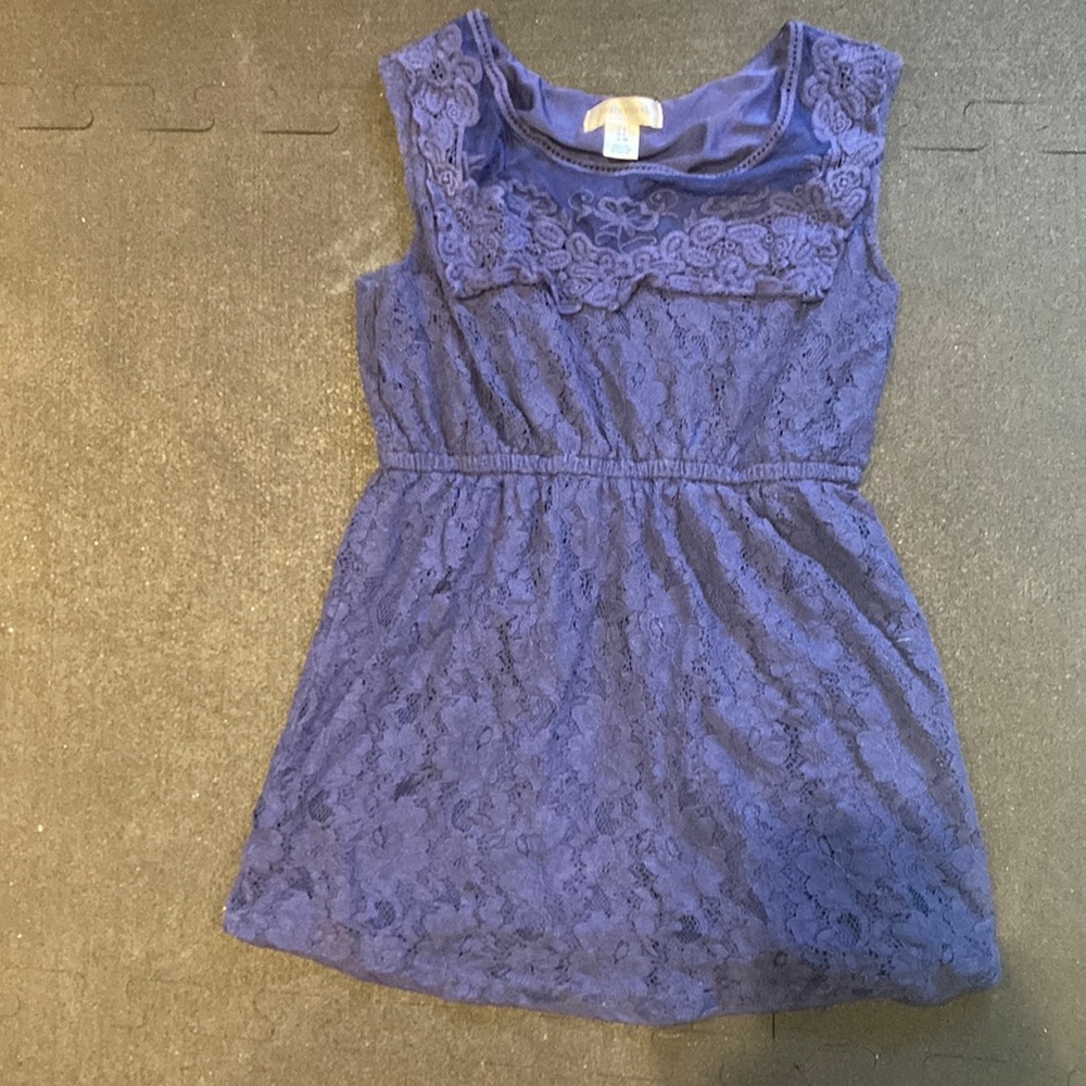 Motherhood Maternity Blue Lace Shirt - S